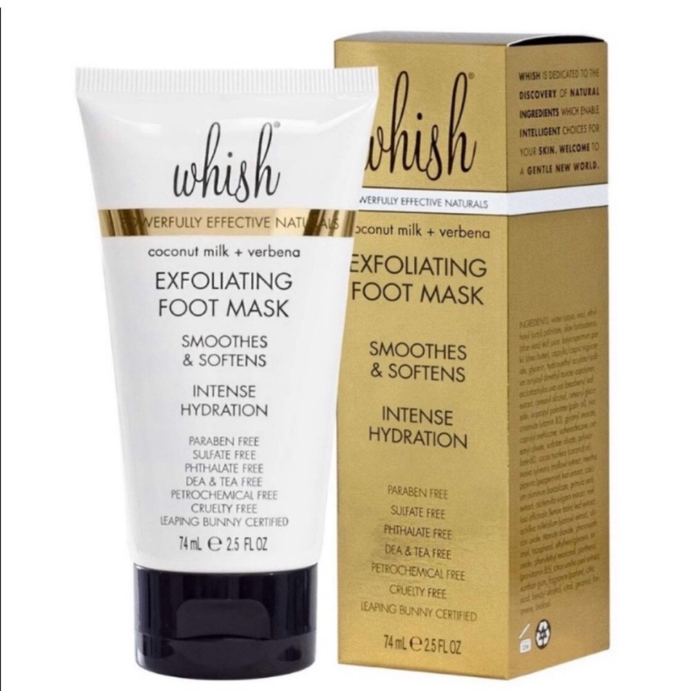Coconut Milk + Verbena Exfoliating Foot Mask